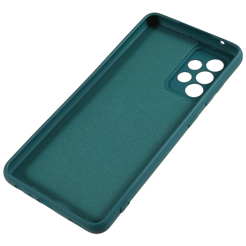 For Samsung Galaxy A32 5G / M32 5G Rubberized Phone Case Fiber Lining Scratch Proof TPU Back Cover