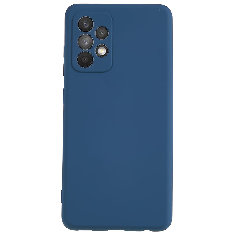 For Samsung Galaxy A52 4G / 5G / A52s 5G Rubberized Phone Case Fiber Lining TPU Back Cover