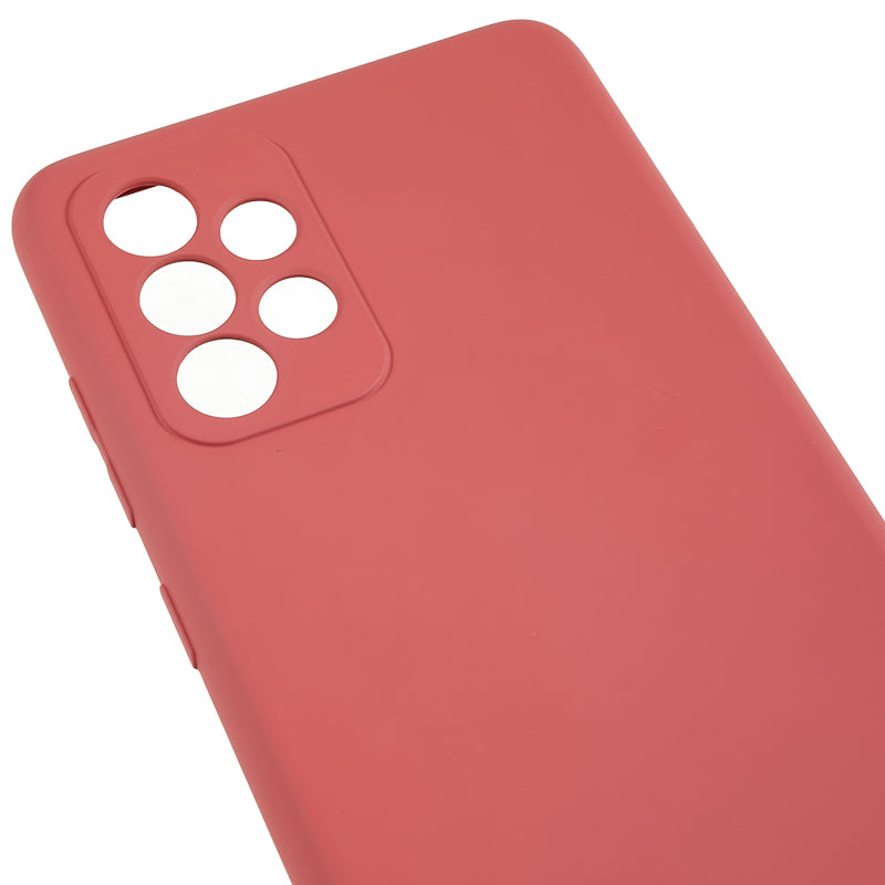 For Samsung Galaxy A52 4G / 5G / A52s 5G Rubberized Phone Case Fiber Lining TPU Back Cover