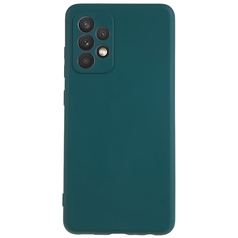 For Samsung Galaxy A52 4G / 5G / A52s 5G Rubberized Phone Case Fiber Lining TPU Back Cover