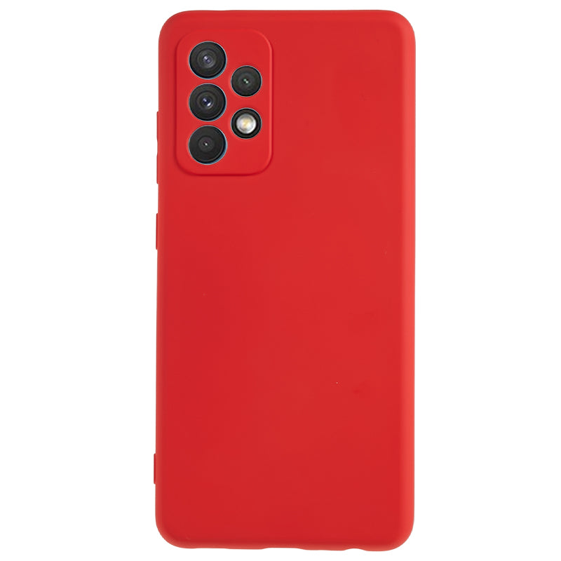 For Samsung Galaxy A52 4G / 5G / A52s 5G Rubberized Phone Case Fiber Lining TPU Back Cover