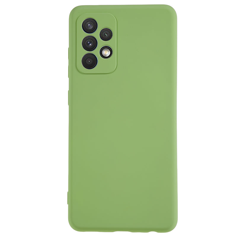 For Samsung Galaxy A52 4G / 5G / A52s 5G Rubberized Phone Case Fiber Lining TPU Back Cover