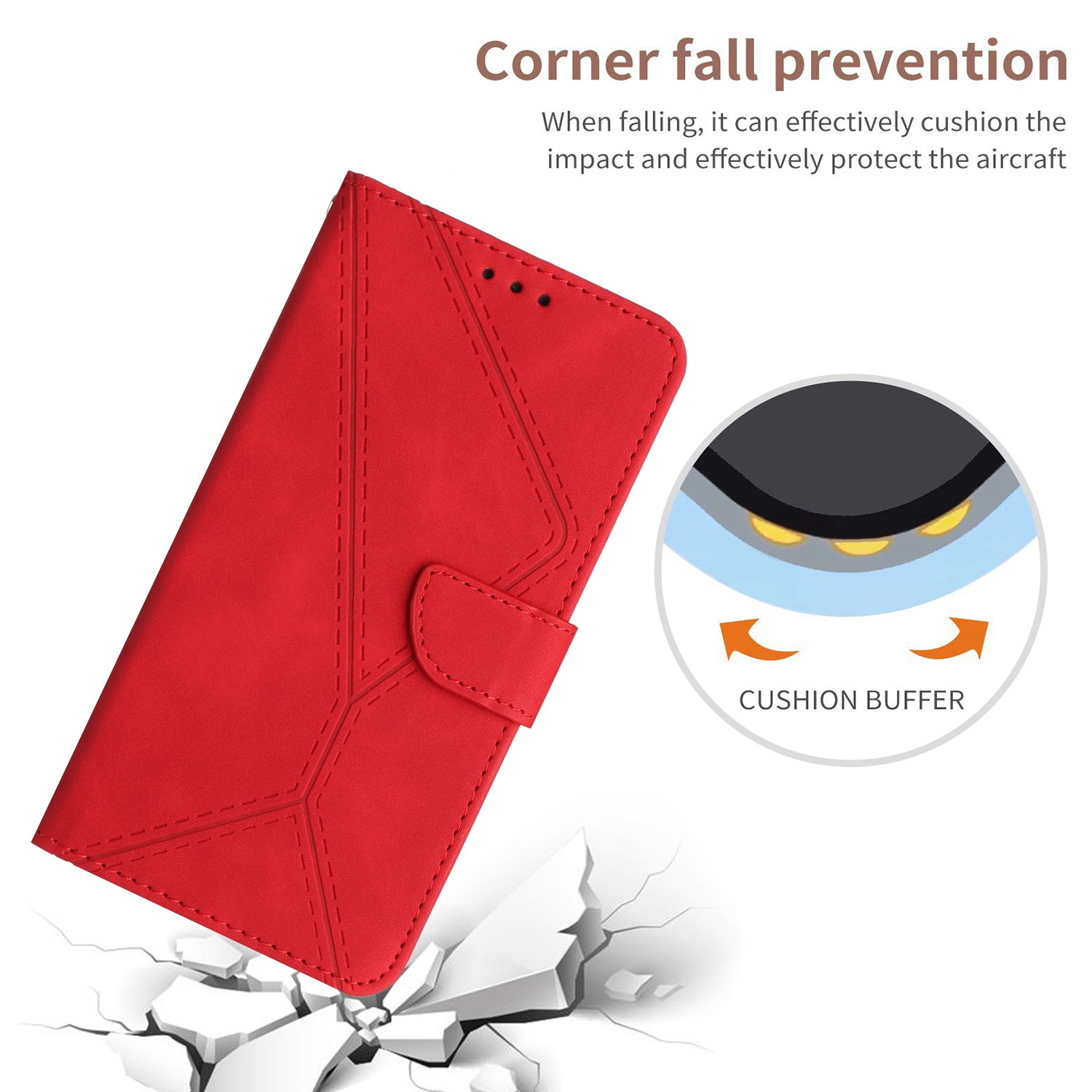 HT05 Skin-touch PU Leather Cover for Samsung Galaxy M54 5G / F54 5G Anti-Drop Wallet Phone Case with Strap