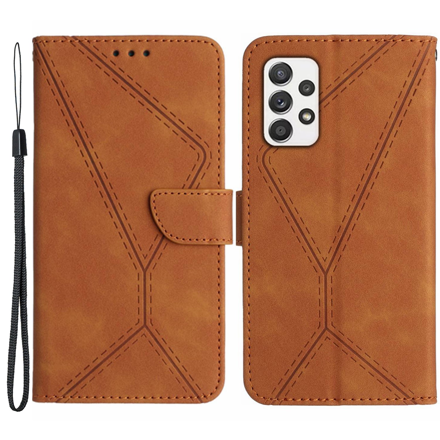 For Samsung Galaxy A23 4G / A23 5G (Global Version) / M23 5G / F23 5G / M13 4G Wallet Phone Case HT05 PU Leather Cover