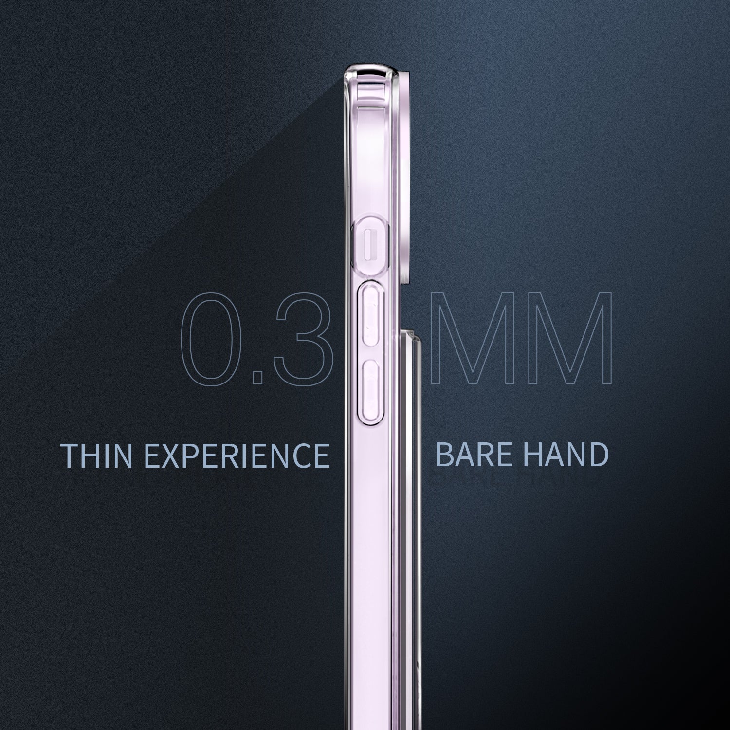Clear Phone Case for iPhone 14 Airbag Corner Card Holder TPU + Acrylic Phone Cover