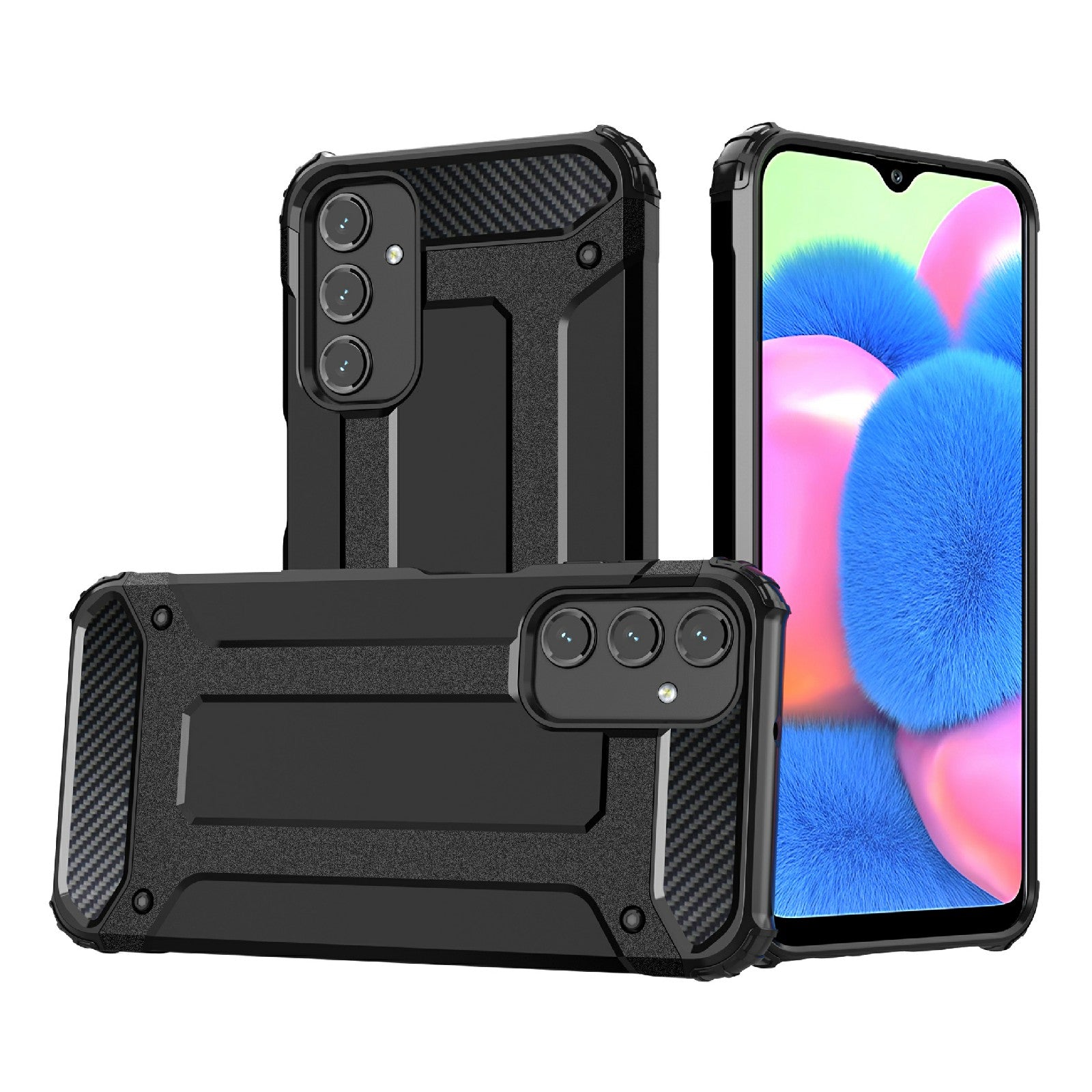 Pro Samsung Galaxy A24 4G nárazuvzdorné pouzdro na telefon Hard PC Soft TPU ochranný kryt proti pádu