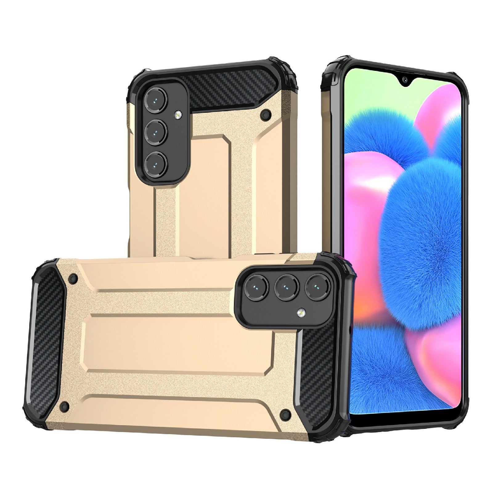 Pro Samsung Galaxy A24 4G nárazuvzdorné pouzdro na telefon Hard PC Soft TPU ochranný kryt proti pádu
