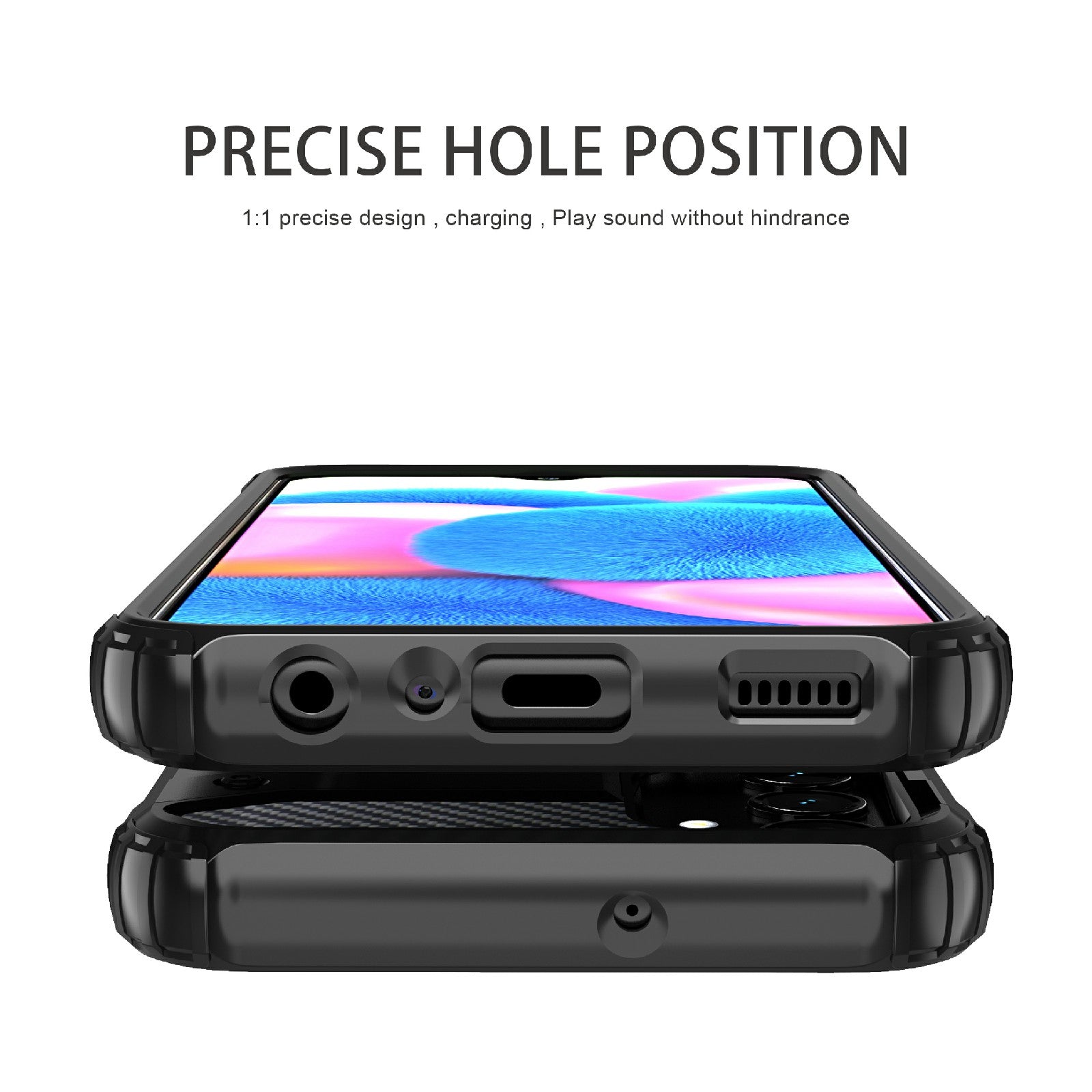 Pro Samsung Galaxy A24 4G nárazuvzdorné pouzdro na telefon Hard PC Soft TPU ochranný kryt proti pádu