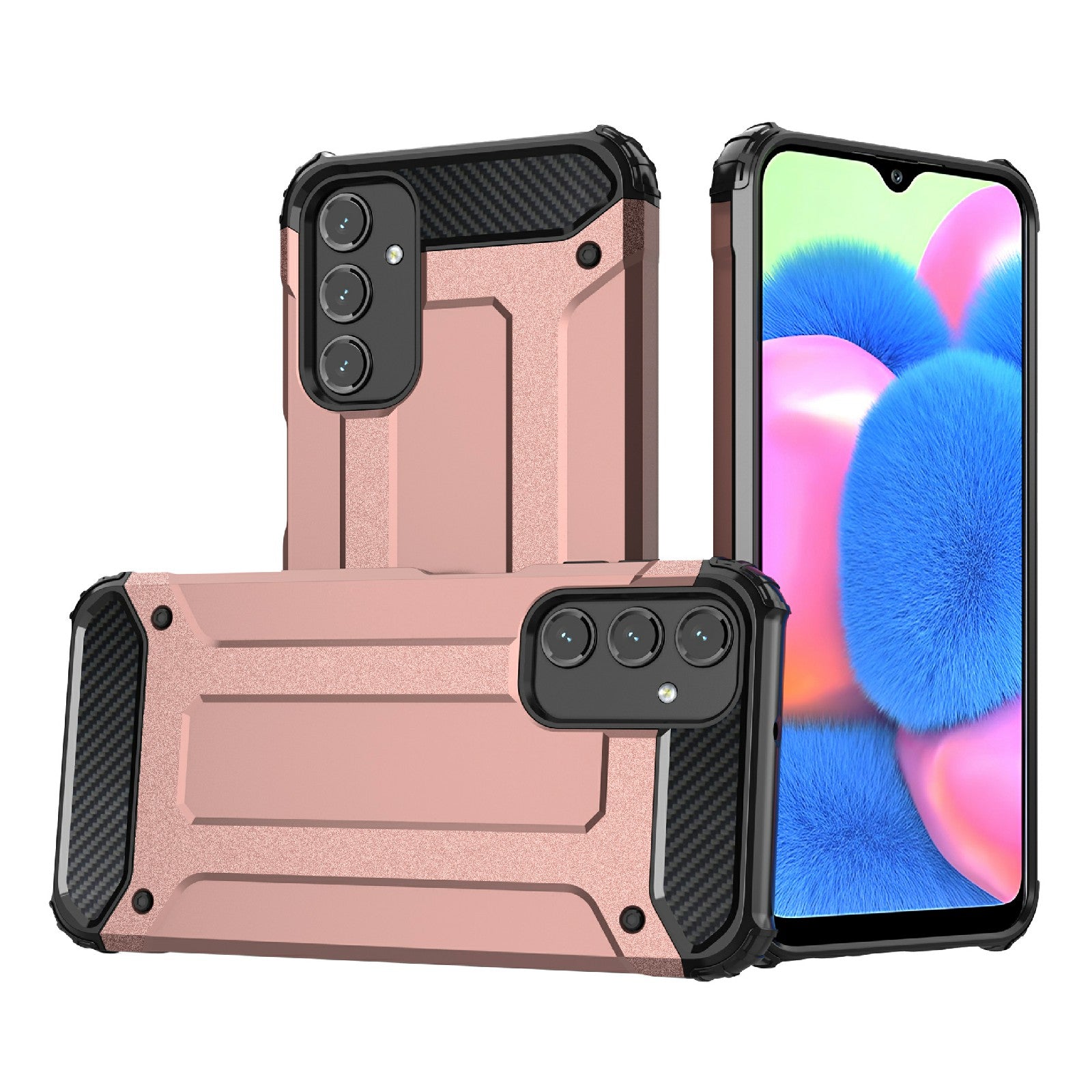 Pro Samsung Galaxy A24 4G nárazuvzdorné pouzdro na telefon Hard PC Soft TPU ochranný kryt proti pádu