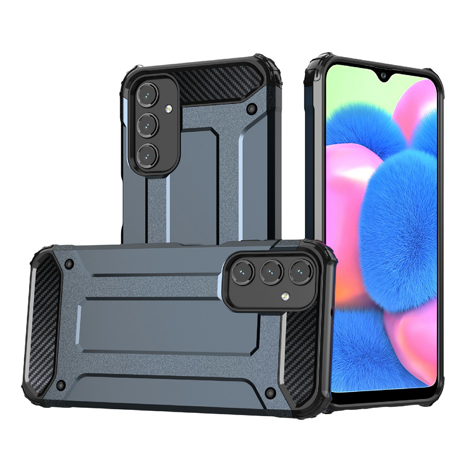 Pro Samsung Galaxy A24 4G nárazuvzdorné pouzdro na telefon Hard PC Soft TPU ochranný kryt proti pádu