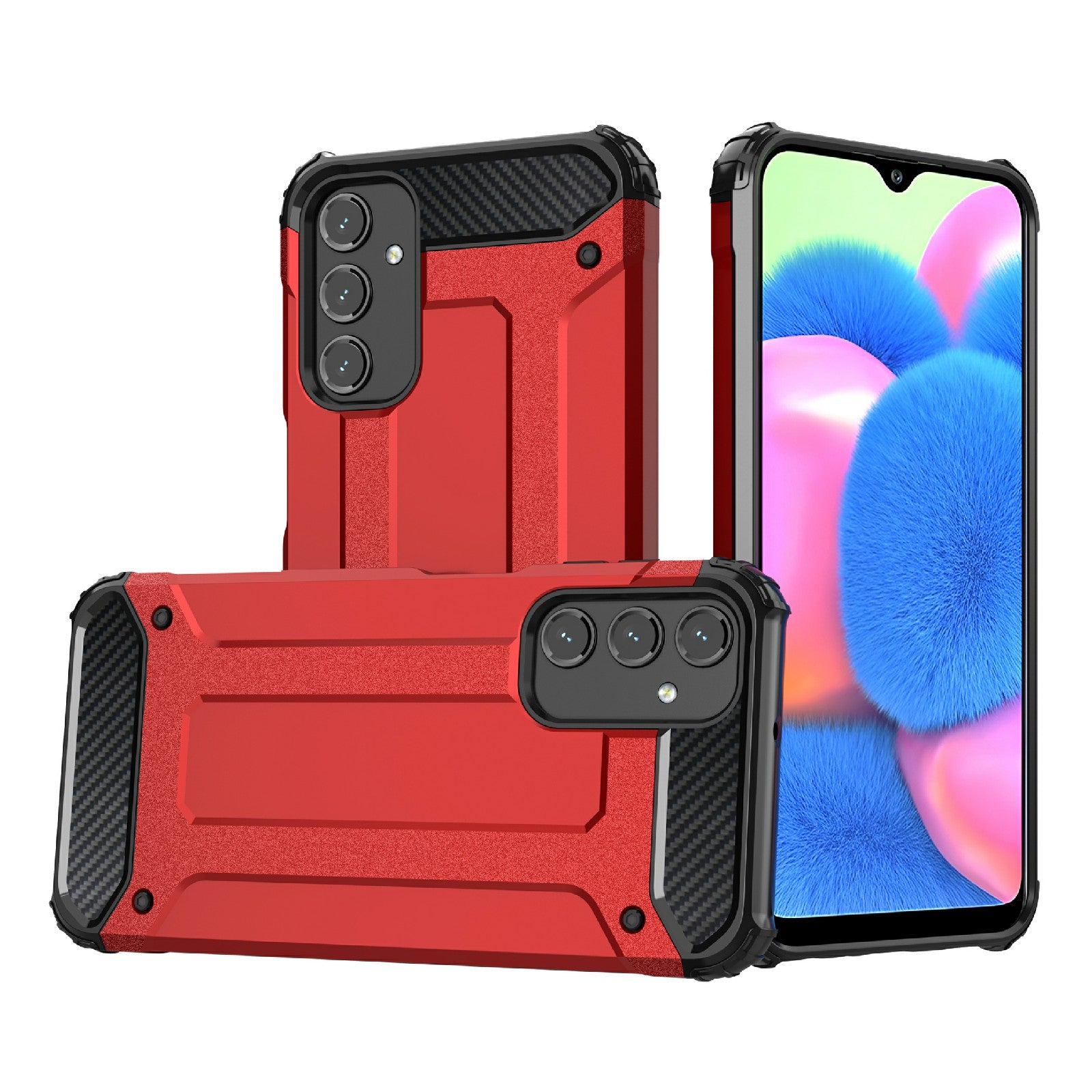 Pro Samsung Galaxy A24 4G nárazuvzdorné pouzdro na telefon Hard PC Soft TPU ochranný kryt proti pádu