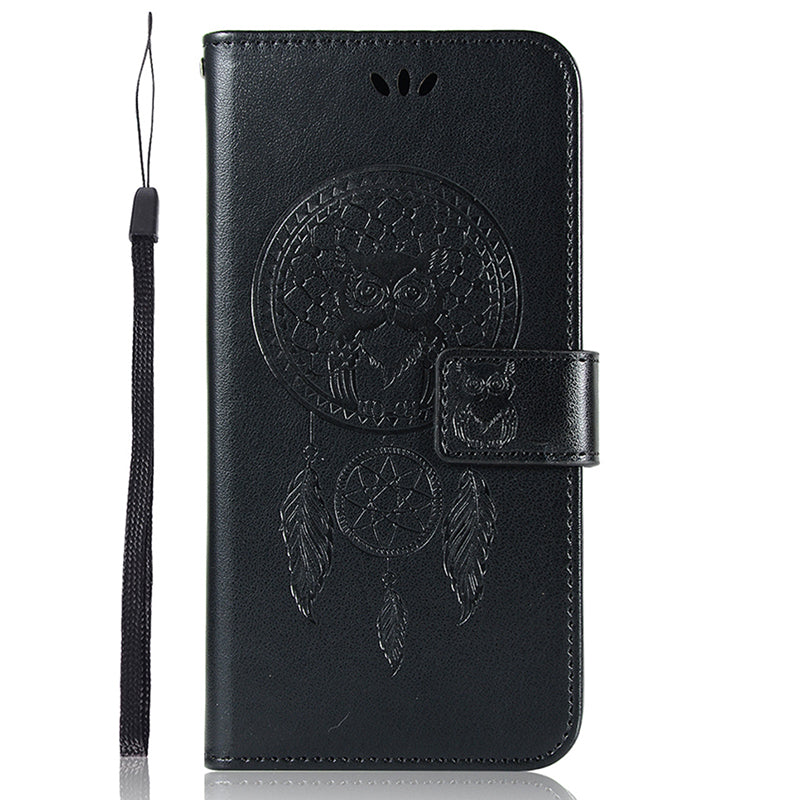 For Samsung Galaxy A03 (164.2 x 75.9 x 9.1mm) / A04e 4G / M04 4G / F04 4G Wallet Stand Phone Cover Imprinted PU Leather Case