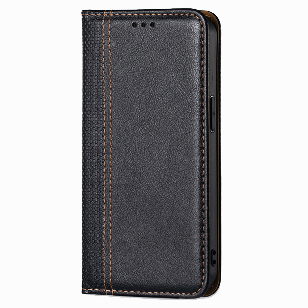 Pro Samsung Galaxy F14 5G Pouzdro na telefon proti poškrábání kostkovaný vzor PU kožený magnetický stojánek Kryt slotu na kartu