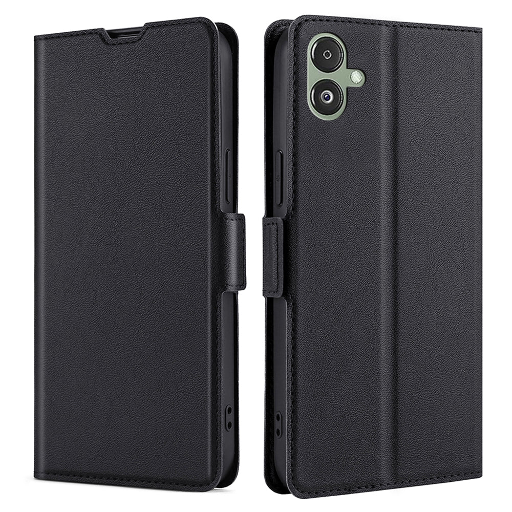 Pro Samsung Galaxy F14 5G PU kožený stojánek na telefon Kryt Flip Case Držák karty Ochranná skořepina