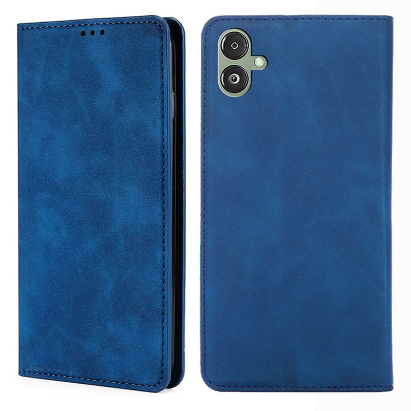 Pro Samsung Galaxy F14 5G Sloty pro karty Kryt stojánku PU kožené pouzdro na telefon s dotykovým ovládáním