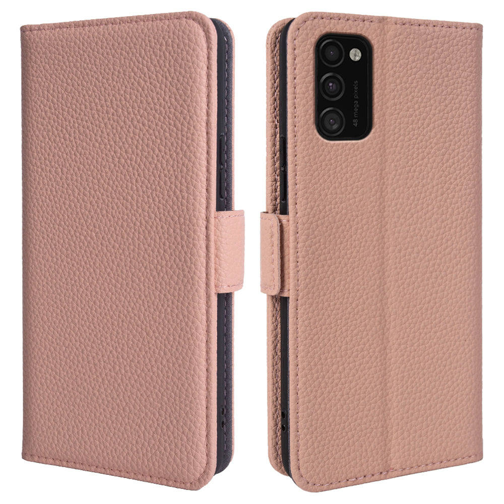 For Samsung Galaxy M21 / M21 2021 / M30s Litchi Texture Genuine Cow Leather TPU Phone Wallet Stand Case