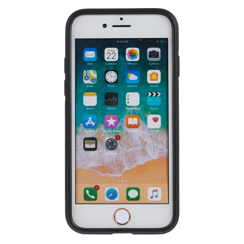 For iPhone 7 8 SE (2020) (2022) Lens Frame Kickstand Back Cover PC+TPU Anti-drop Phone Case Compatible with MagSafe