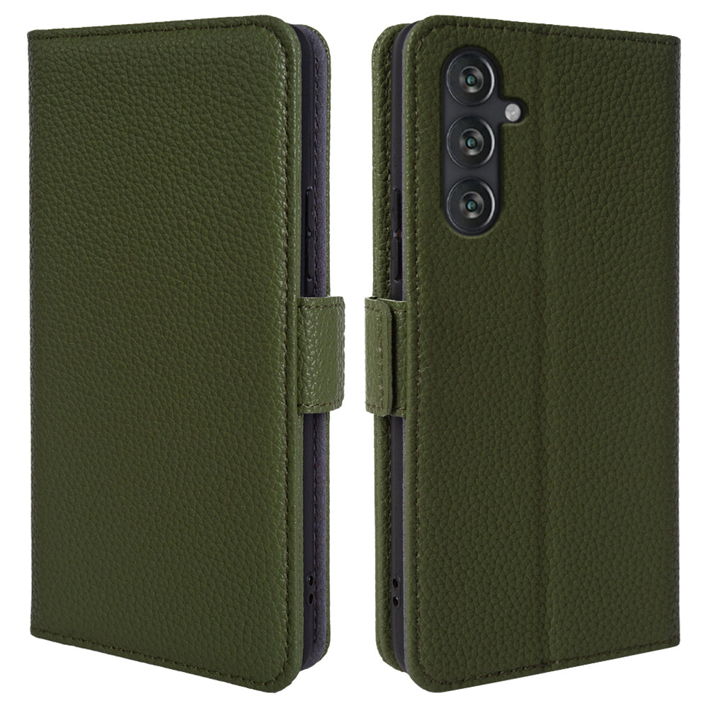 For Samsung Galaxy M13 4G Fully Wrapped Genuine Cow Leather Wallet Stand Cover Phone Flip Case
