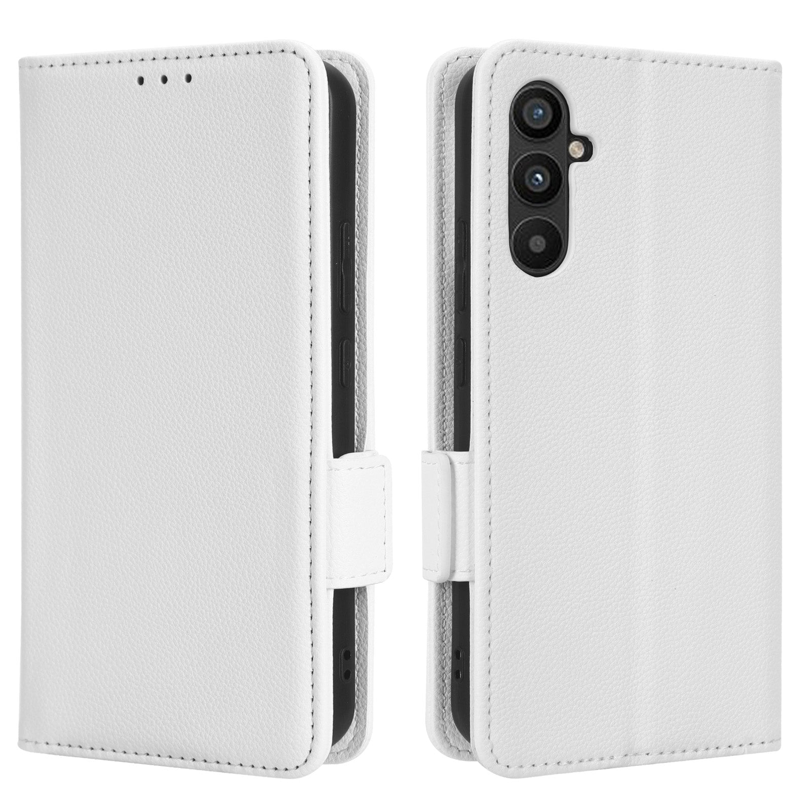 For Samsung Galaxy M54 5G / F54 5G PU Leather Wallet Anti-scratch Phone Case Litchi Texture Flip Stand Cover