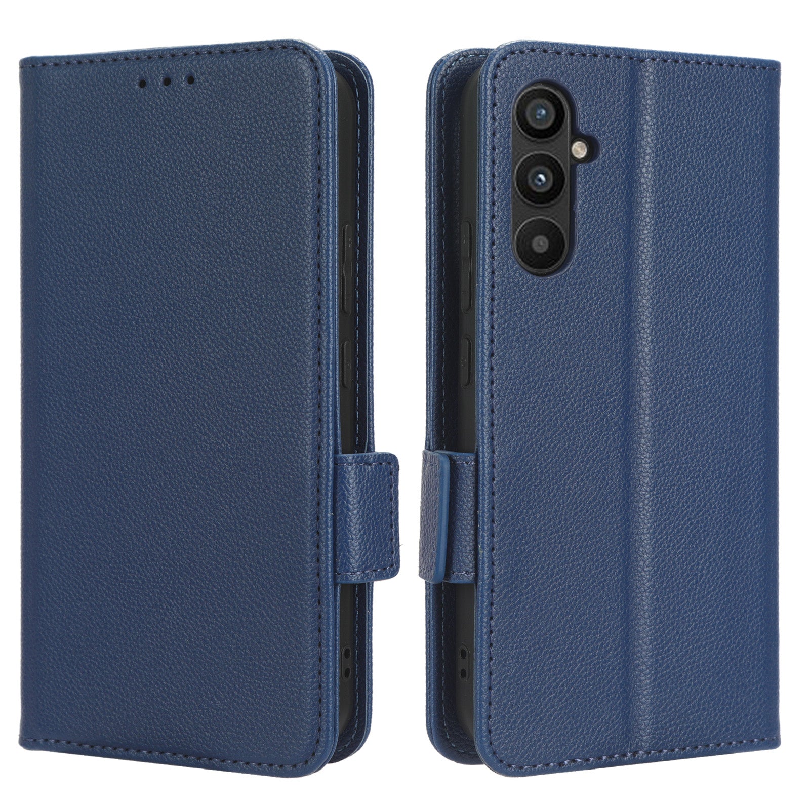 For Samsung Galaxy M54 5G / F54 5G PU Leather Wallet Anti-scratch Phone Case Litchi Texture Flip Stand Cover