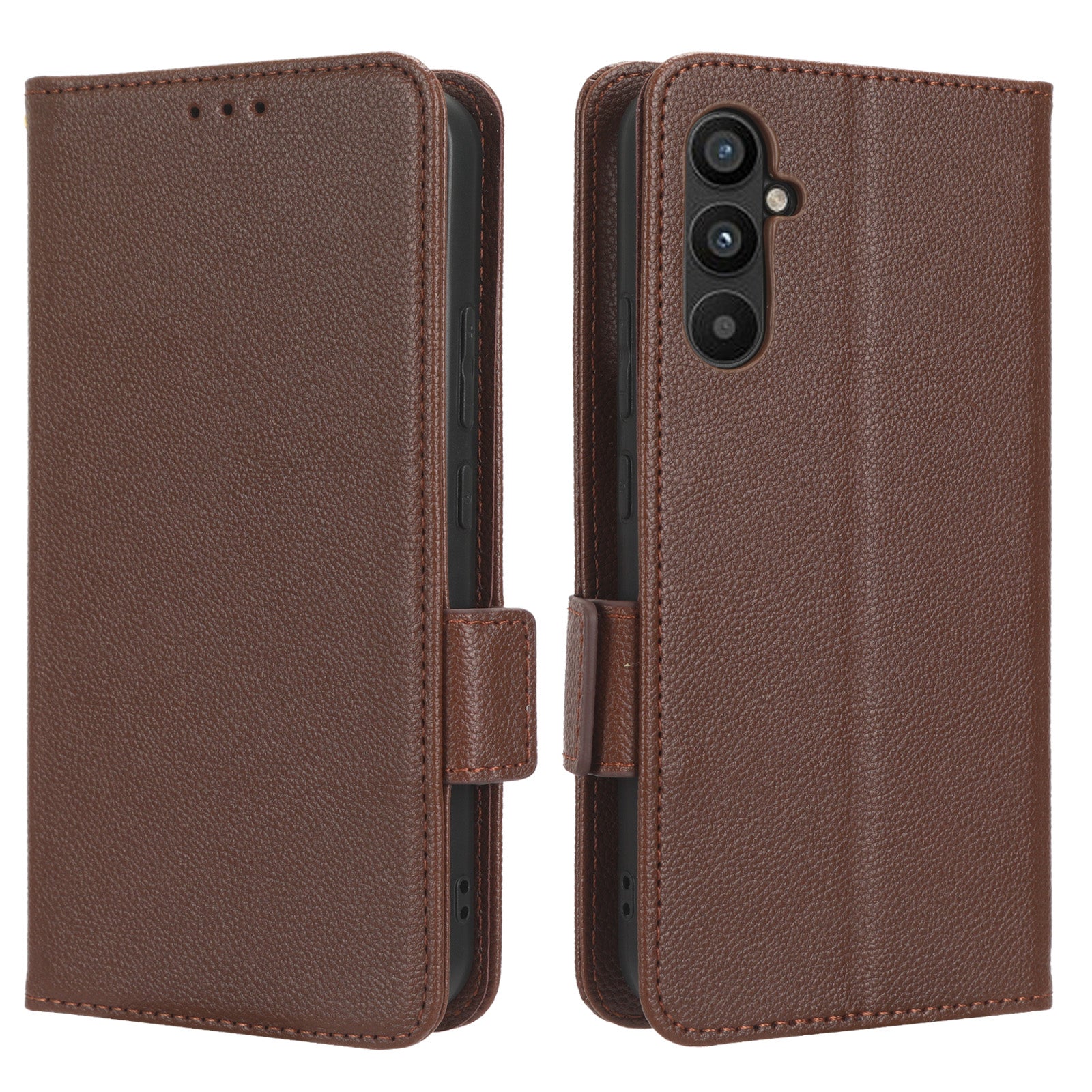 For Samsung Galaxy M54 5G / F54 5G PU Leather Wallet Anti-scratch Phone Case Litchi Texture Flip Stand Cover