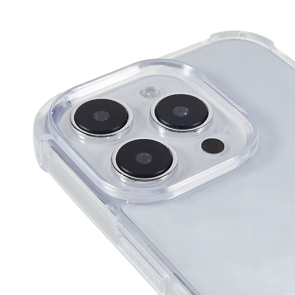 10Pcs For iPhone 14 Pro Acrylic + TPU Phone Case 1.5mm Anti-drop Transparent Phone Cover