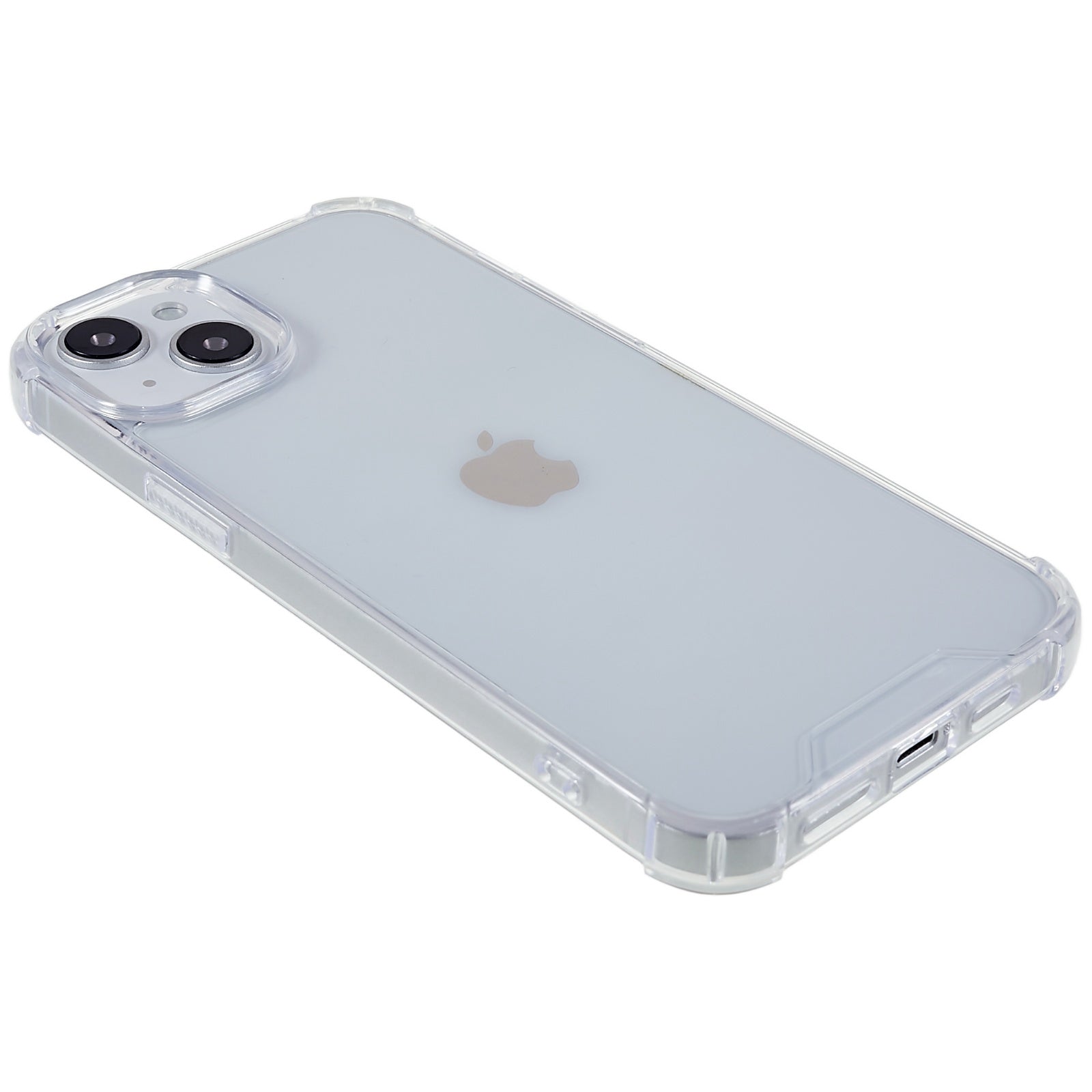 10Pcs 1.5mm Clear Phone Case for iPhone 14 Acrylic + TPU Reinforced Corner Phone Cover