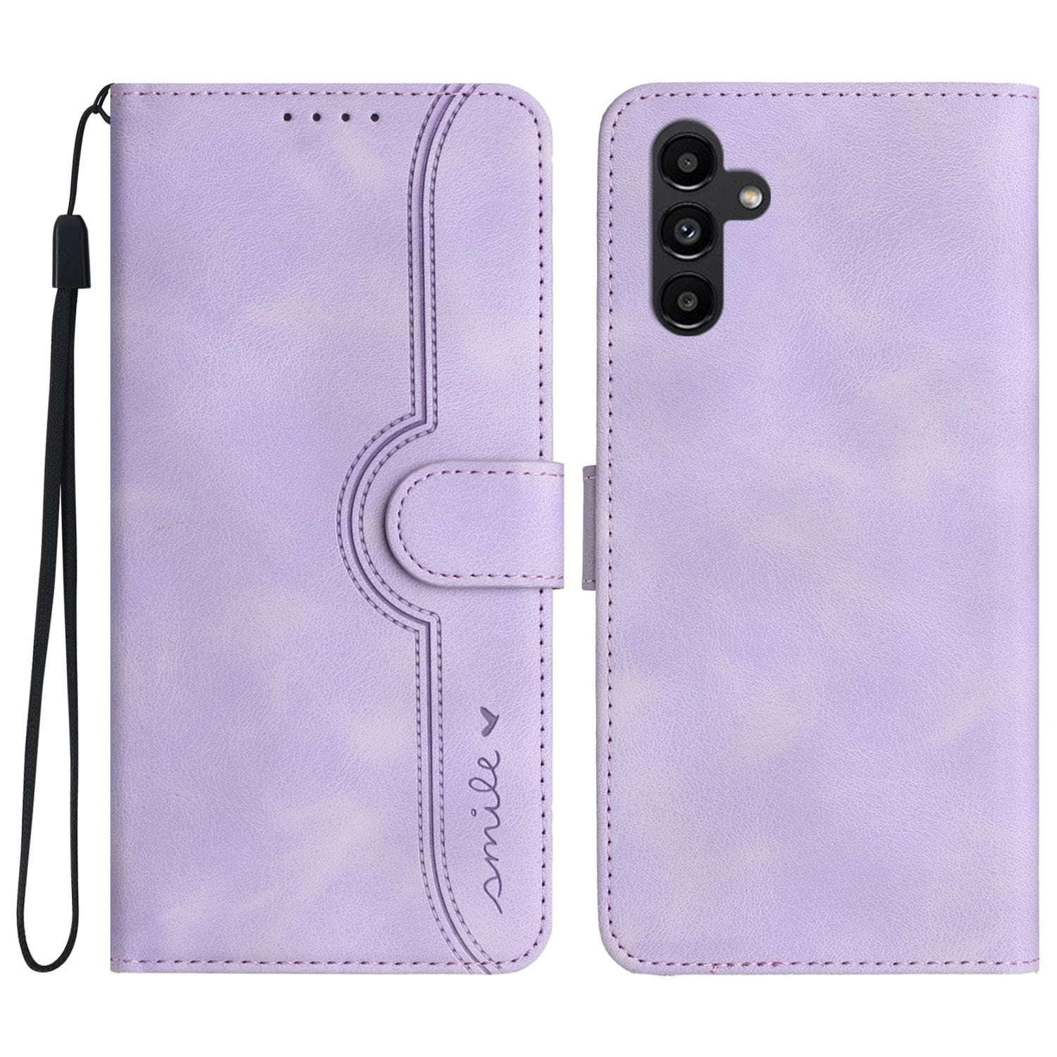YX0030 For Samsung Galaxy A14 5G Phone Case PU Leather Wallet Stand Imprinted Pattern Cover