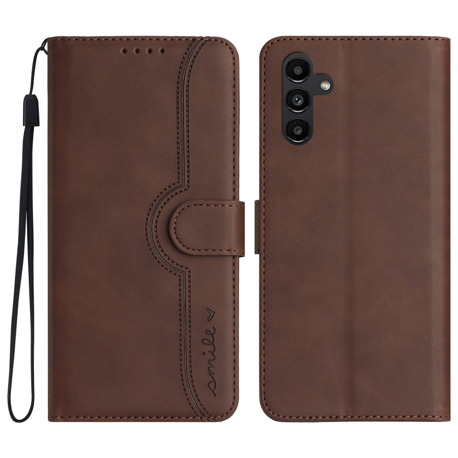 YX0030 For Samsung Galaxy A14 5G Phone Case PU Leather Wallet Stand Imprinted Pattern Cover