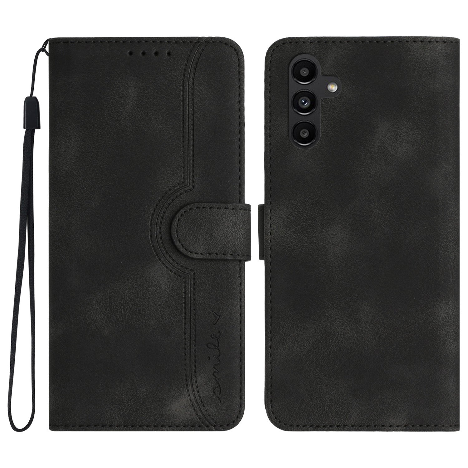 YX0030 Phone Case for Samsung Galaxy A34 5G Imprinted Pattern PU Leather Flip Cover with Wallet