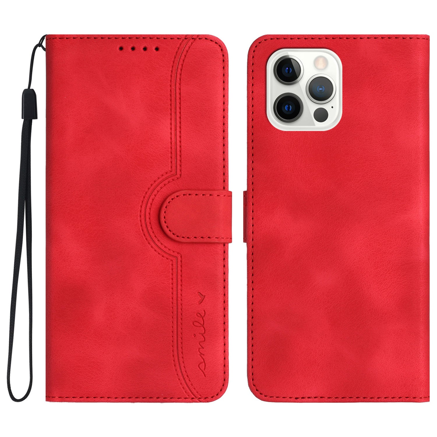 YX003 For iPhone 14 Pro Max PU Leather Wallet Phone Case Folding Stand Imprinted Cover