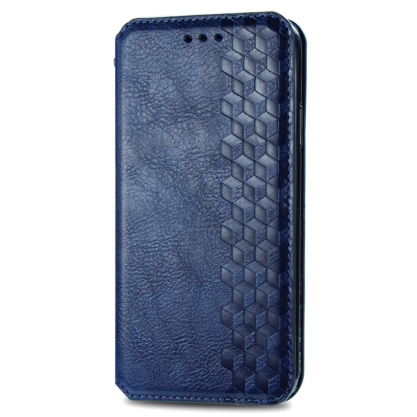 Til Samsung Galaxy A34 5G påtrykt Rhombus læder telefoncover Slim-Fit Wallet Phone Stand Case