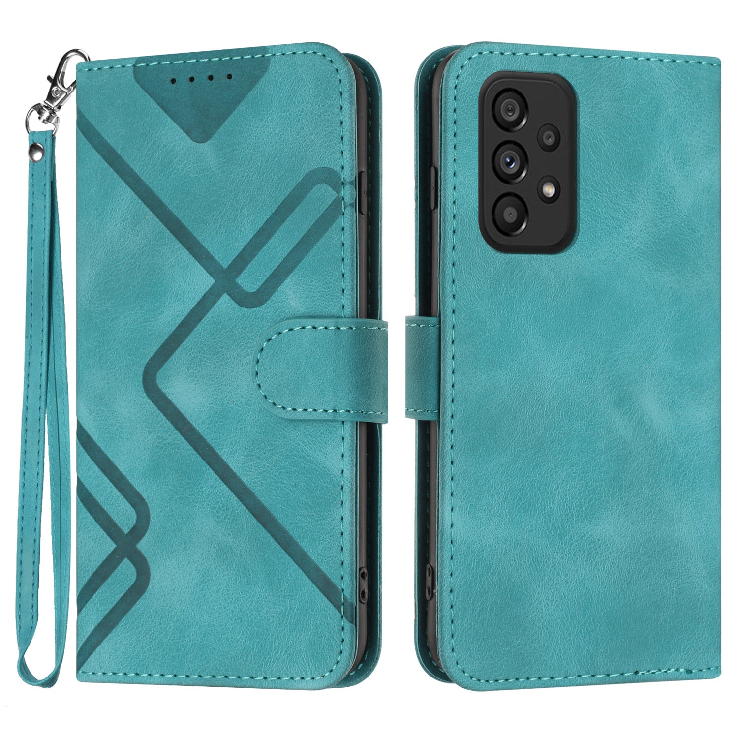 YX0040 For Samsung Galaxy A53 5G Phone Stand Case Imprinted Pattern PU Leather Cover Wallet