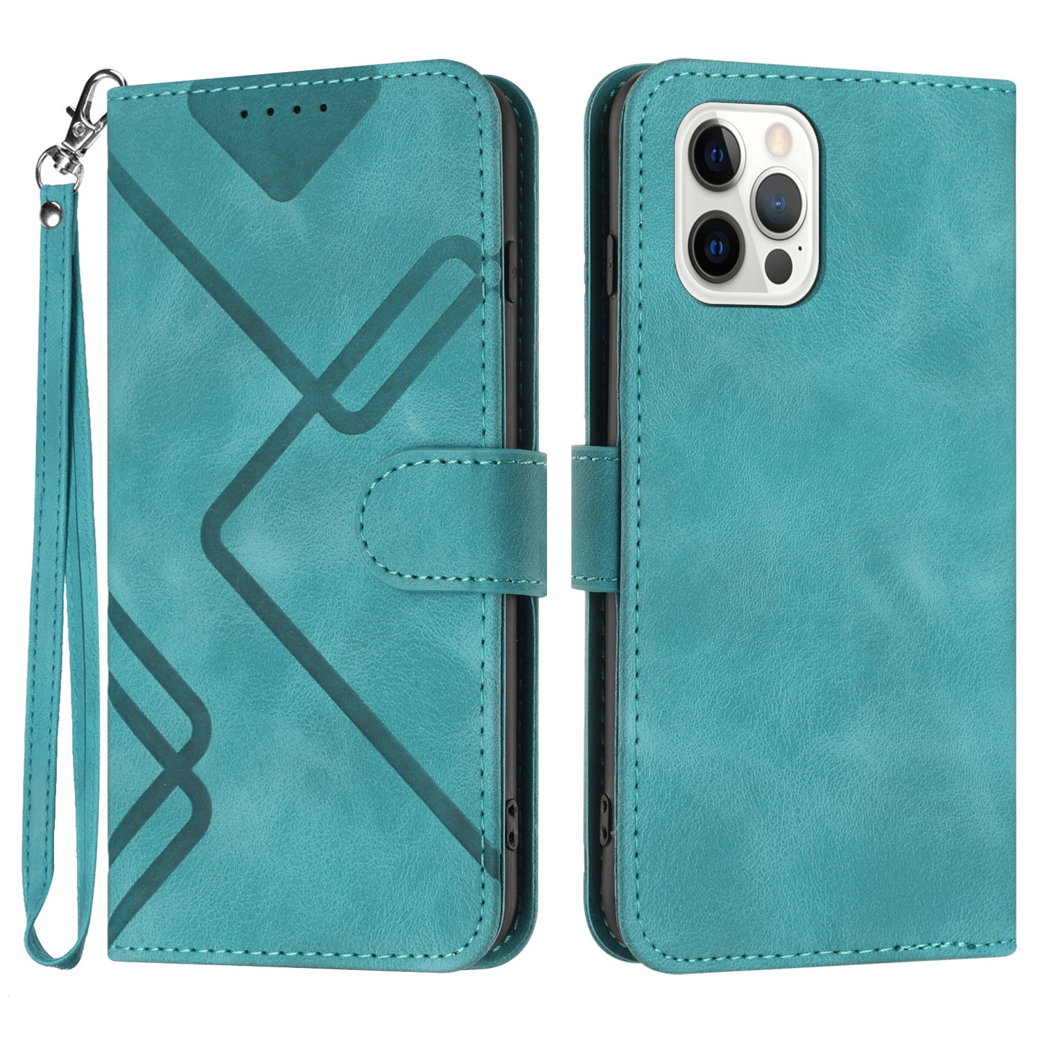 YX0040 pro iPhone 13 Pro Max 6,7 palce Potištěný Flip Stand Shell PU kožené pouzdro na telefon