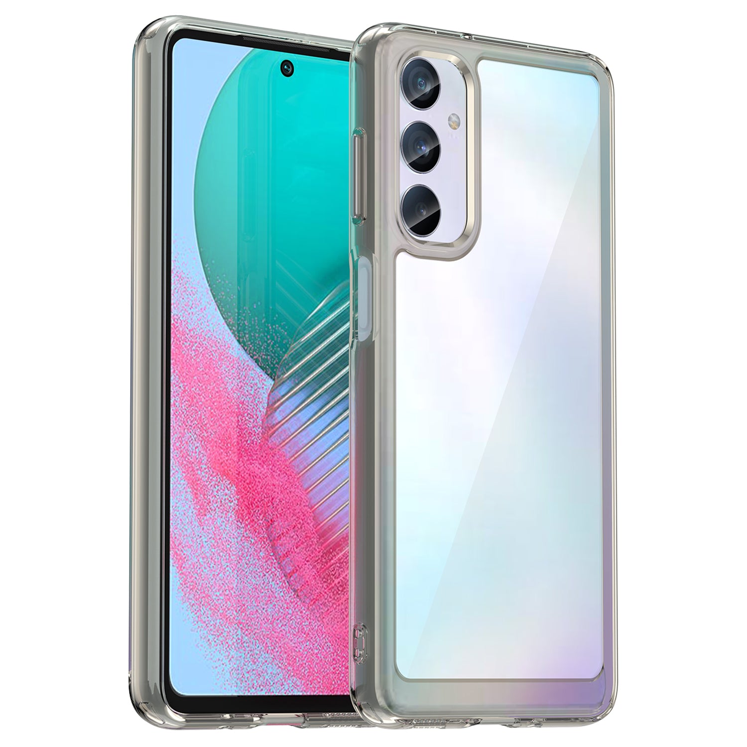 For Samsung Galaxy M54 5G / F54 5G TPU Acrylic Back Phone Cover Clear Protective Case