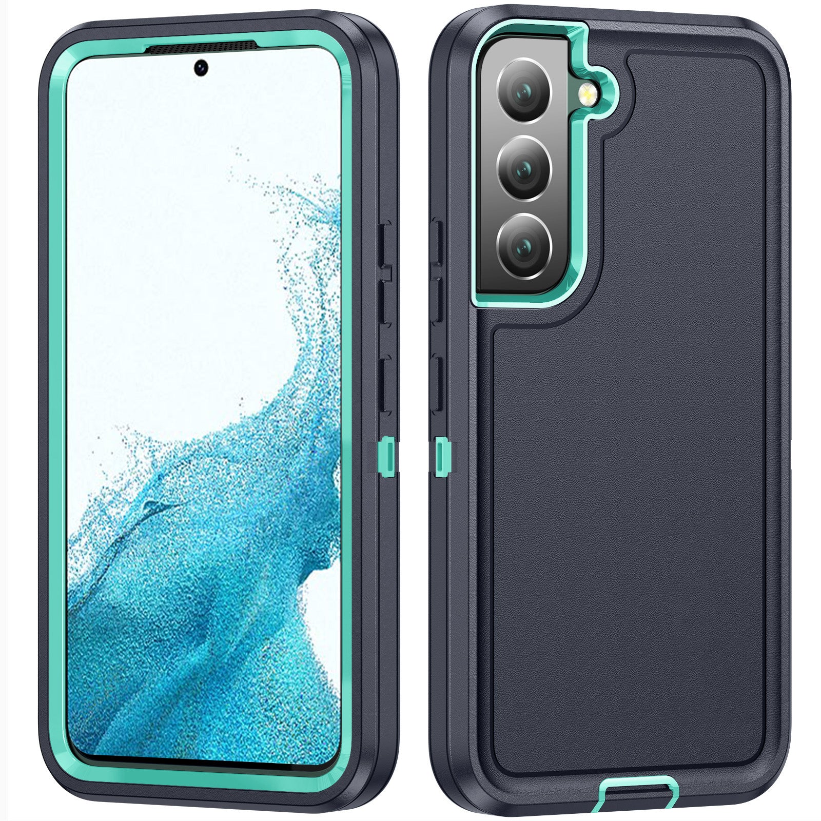 For Samsung Galaxy S22 5G Shockproof TPU PC Hybrid Cover Heavy Duty Defender Phone Case