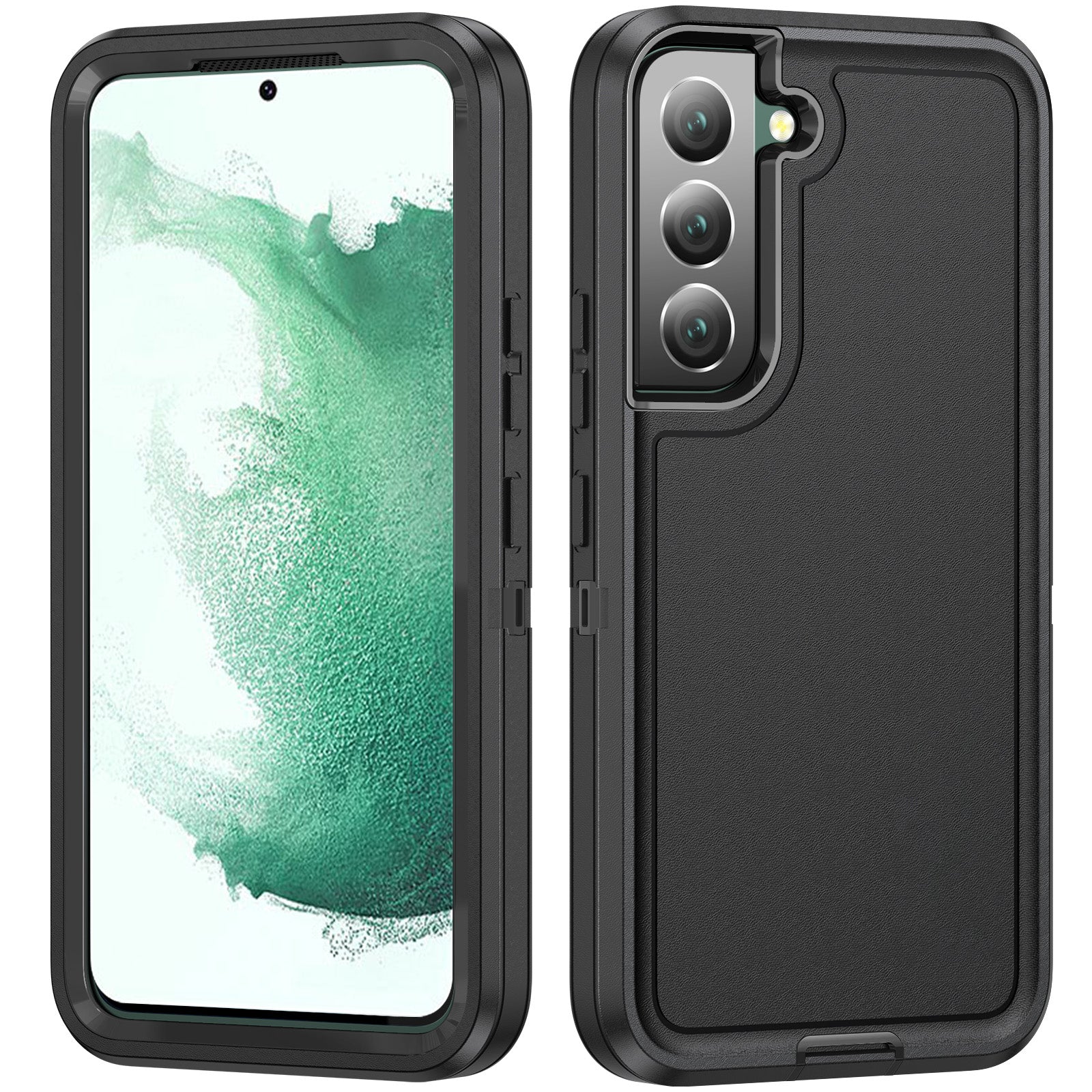 For Samsung Galaxy S22 5G TPU PC Phone Case Rugged Hybrid Anti-Scratch Cover