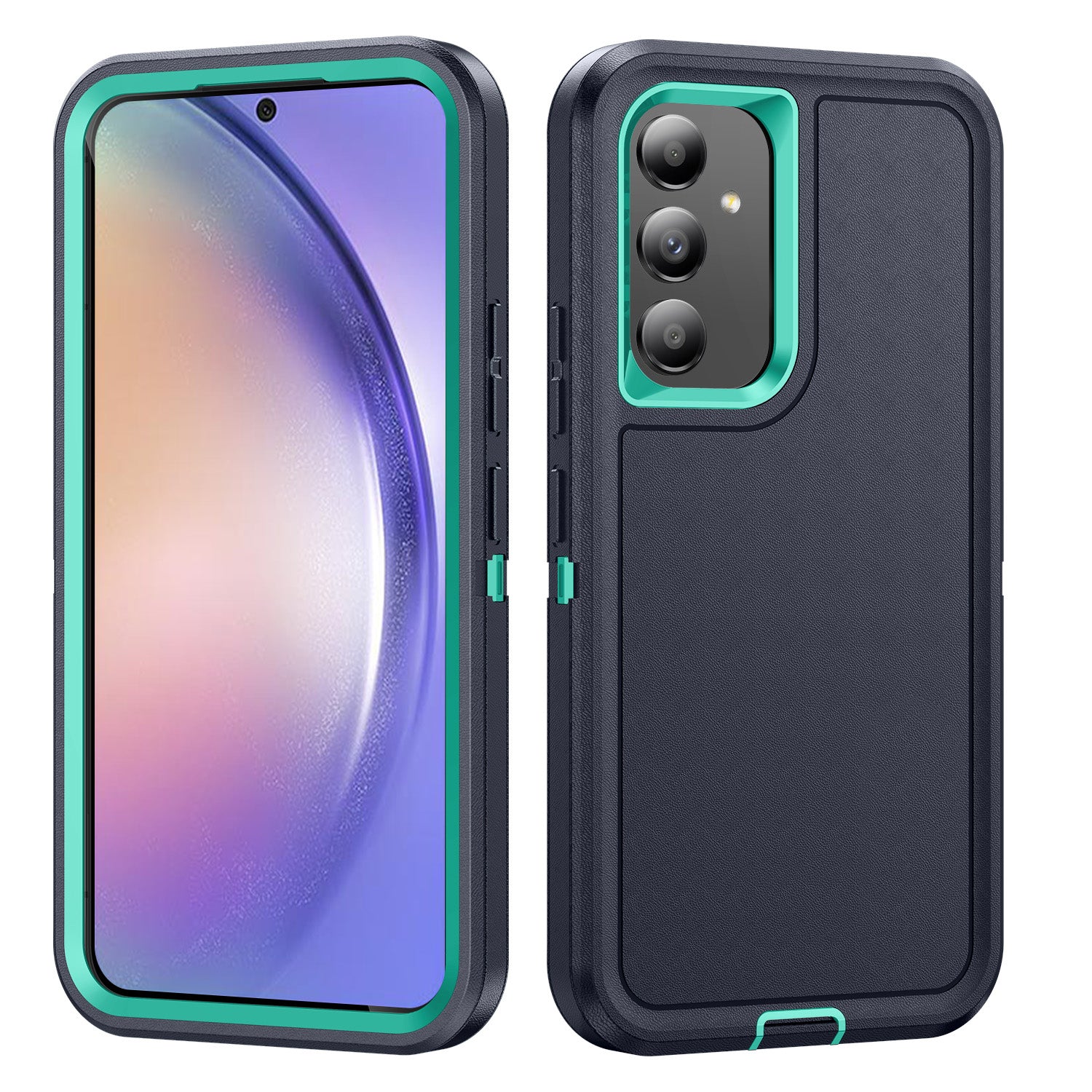 For Samsung Galaxy A54 5G Rugged Shockproof Phone Case TPU PC Anti-Scratch Anti-Slip Cover