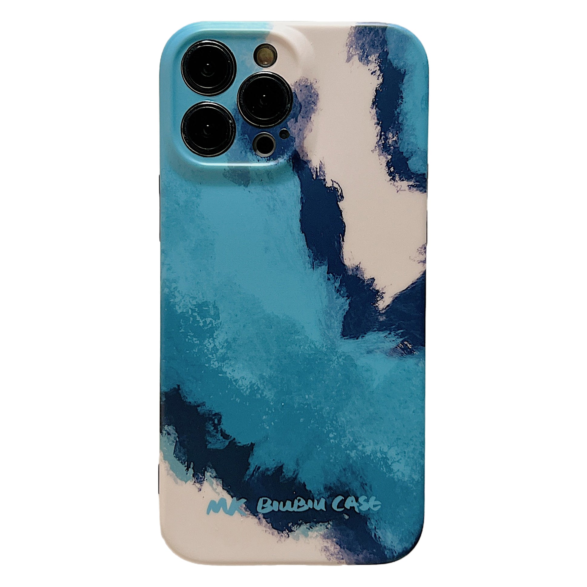 Pro iPhone 13 Pro Max Matte Paint Pattern Pouzdro Měkký TPU IMD kryt telefonu odolný proti poškrábání