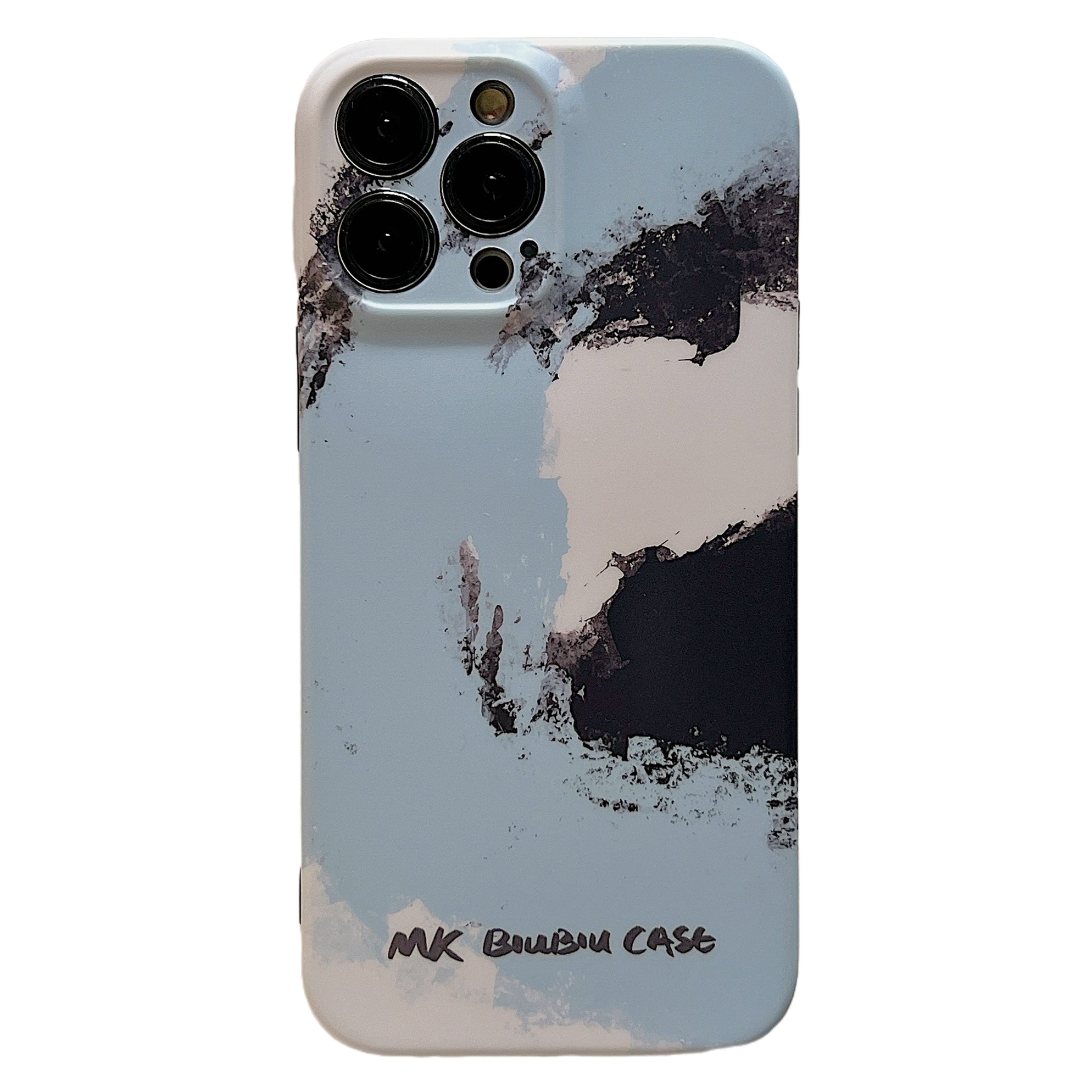 Pro iPhone 13 Pro Max Matte Paint Pattern Pouzdro Měkký TPU IMD kryt telefonu odolný proti poškrábání