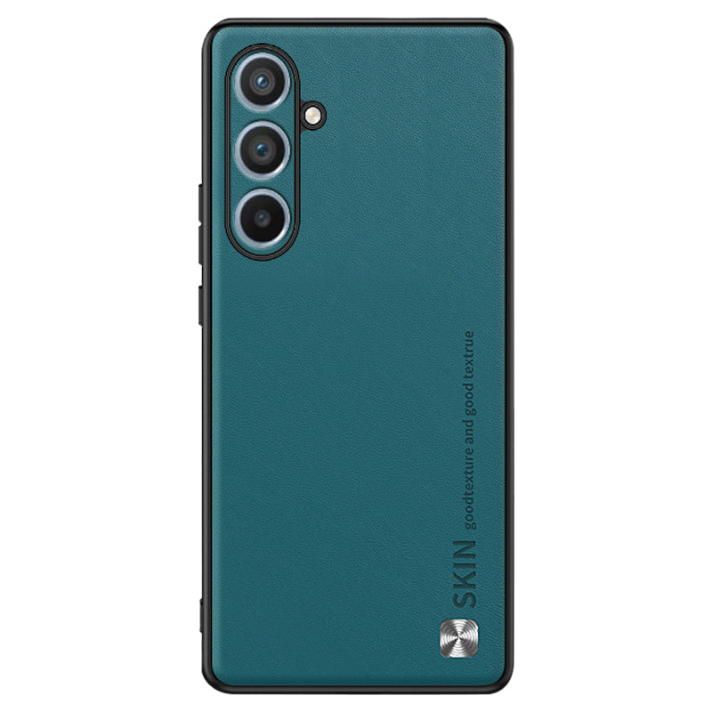For Samsung Galaxy A34 5G Smartphone Case PU Leather Coated PC TPU Phone Cover with Metal Decor