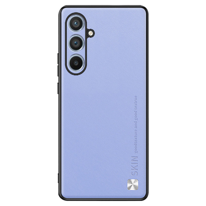 For Samsung Galaxy A34 5G Smartphone Case PU Leather Coated PC TPU Phone Cover with Metal Decor
