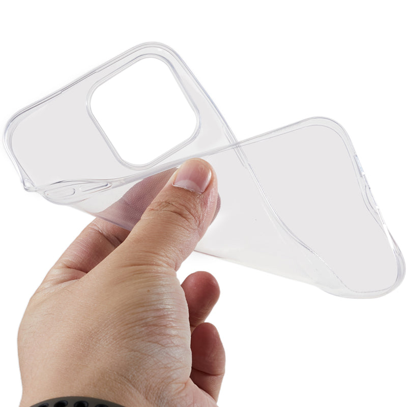 10Pcs Phone TPU Case for iPhone 12 12 Pro Watermark-free 0.8mm Ultra-thin Clear Phone Cover