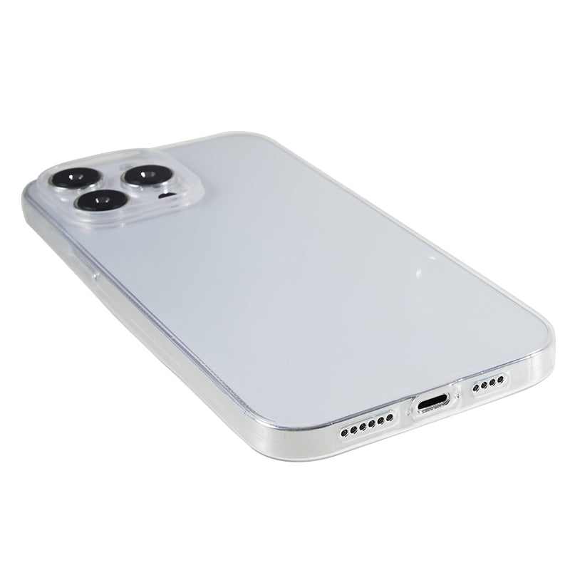 10Pcs 0.8mm Ultra-thin Phone Cover for iPhone 12 Pro Max Watermark-free Clear Phone TPU Case