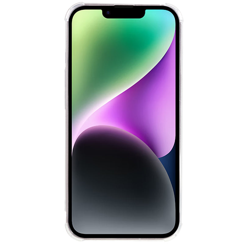10Pcs For iPhone 14 Plus 0.8mm Ultra-thin Phone TPU Case Watermark-free Reinforced Corners Clear Cover
