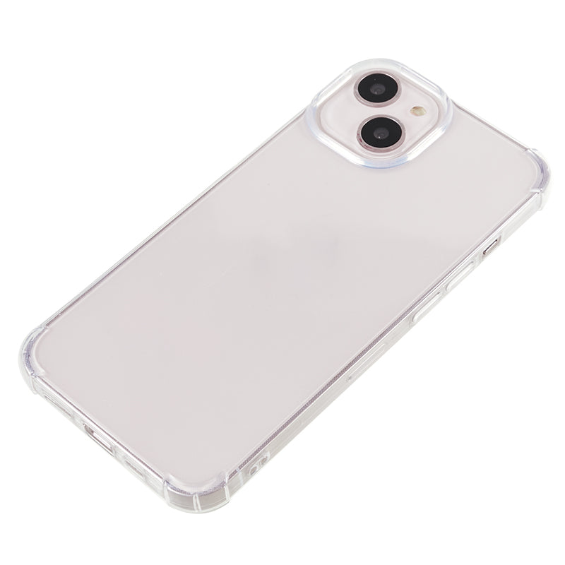 10Pcs For iPhone 14 Plus 0.8mm Ultra-thin Phone TPU Case Watermark-free Reinforced Corners Clear Cover