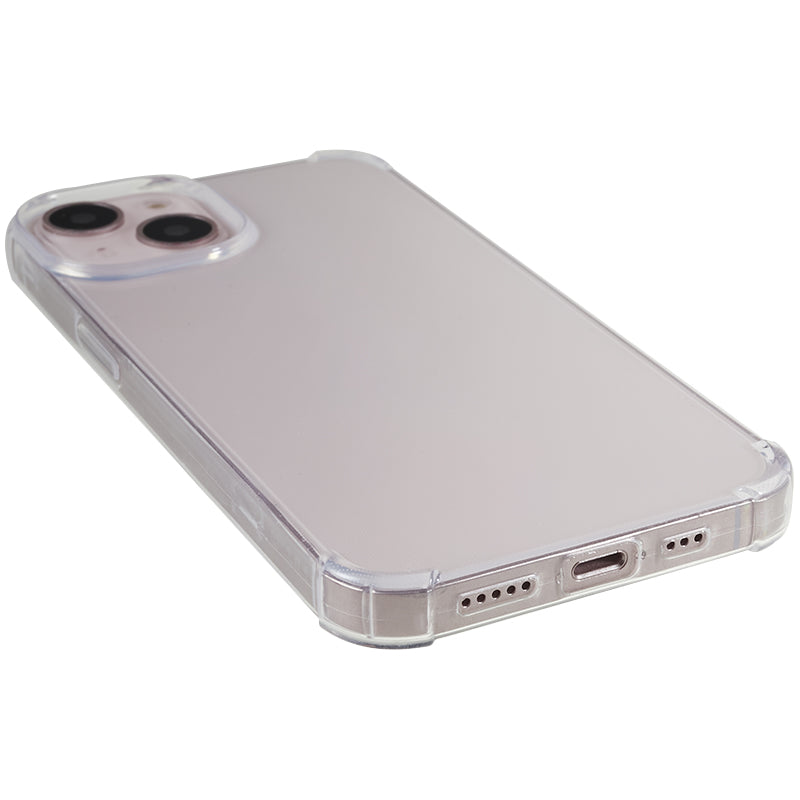 10Pcs For iPhone 14 Plus 0.8mm Ultra-thin Phone TPU Case Watermark-free Reinforced Corners Clear Cover