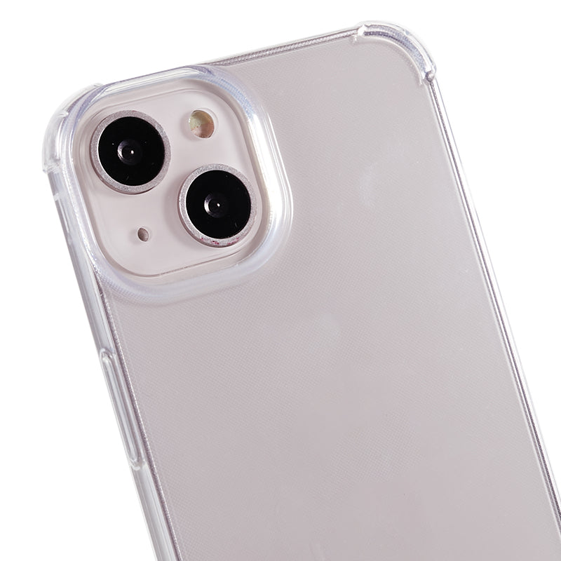 10Pcs For iPhone 14 Plus 0.8mm Ultra-thin Phone TPU Case Watermark-free Reinforced Corners Clear Cover