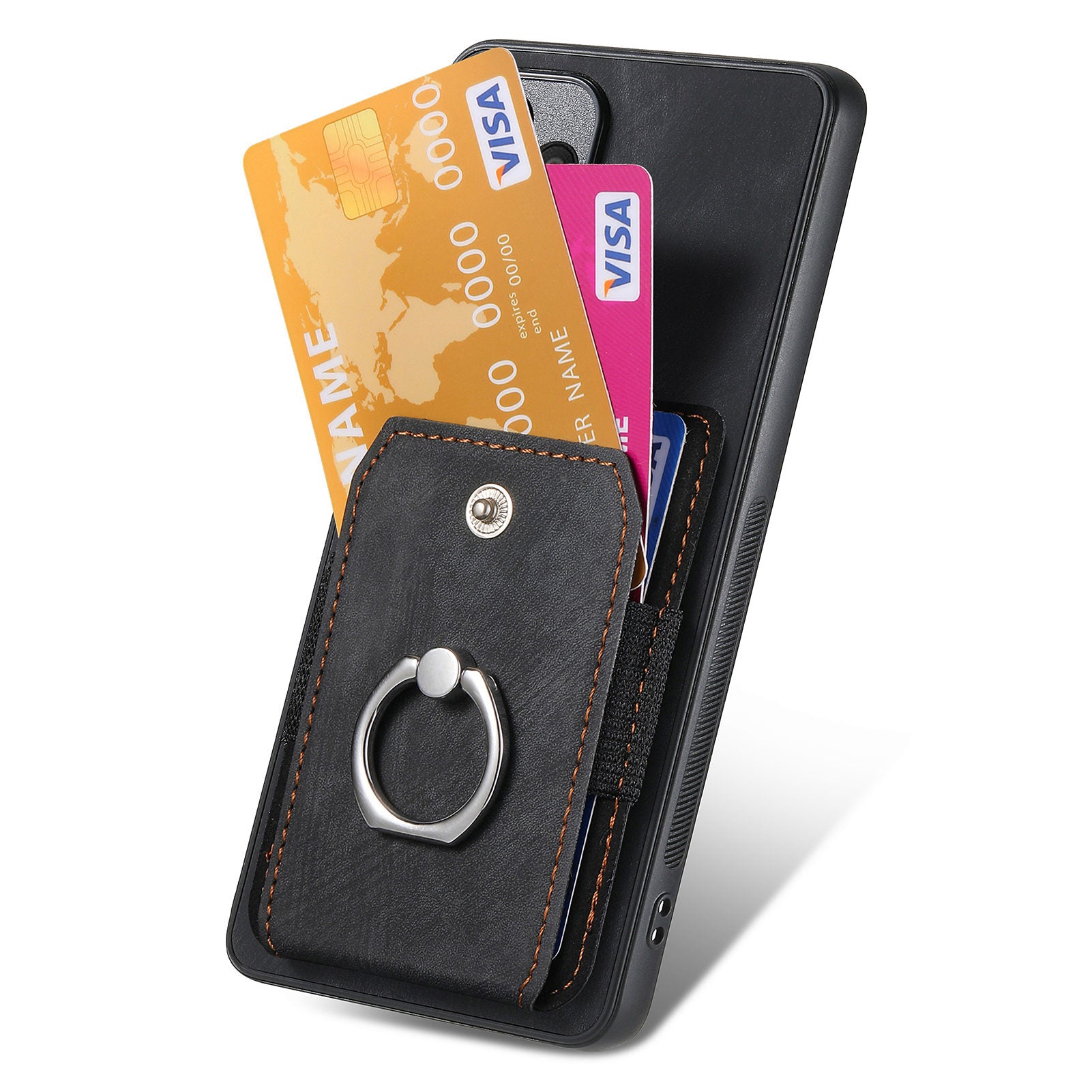 Til Samsung Galaxy Note20 Ultra / Note20 Ultra 5G etui PU læder TPU PC Kickstand telefoncover med kortholder