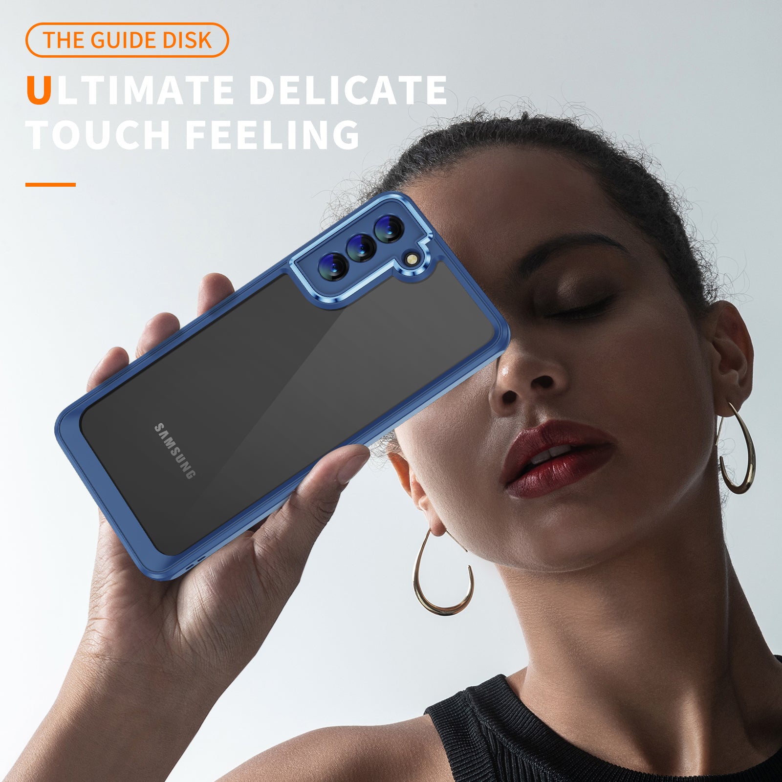 For Samsung Galaxy S21 5G Clear Case Acrylic TPU Hybrid 2-in-1 Shockproof Phone Cover